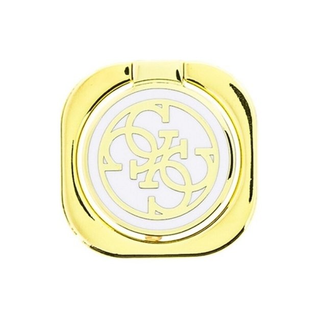 Guess Ring stand GURSEQGWH gold and white /gold &amp  white 4G 3