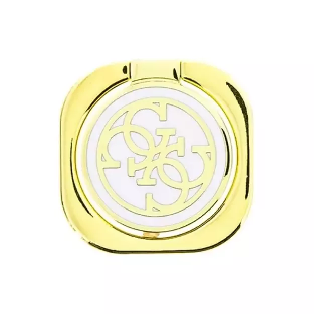 Guess Ring stand GURSEQGWH gold and white /gold &amp  white 4G 1