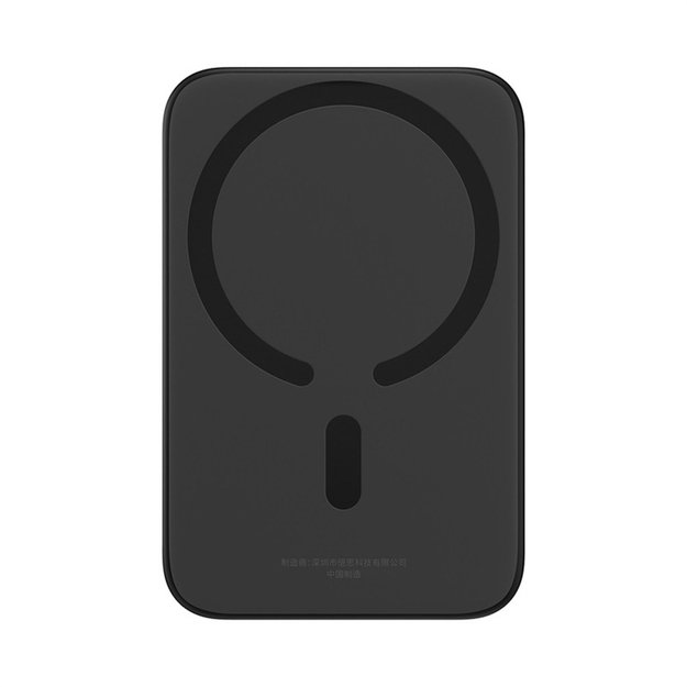 Baseus Magnetic Mini Air 6000mAh 20W Powerbank with Inductive Charging and Baseus Simple USB-C Cable (20V/3A) 30cm - Black 2