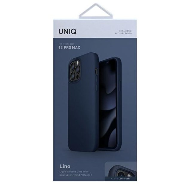Uniq Lino case for iPhone 13 Pro Max - blue 5