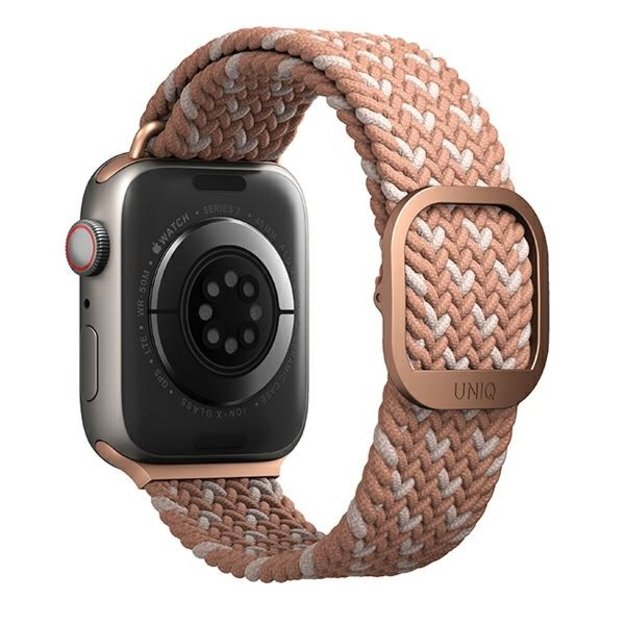 Uniq Aspen Braided strap for Apple Watch 1/2/3/4/5/6/7/8/SE/SE2 40/38/41mm - pink 1