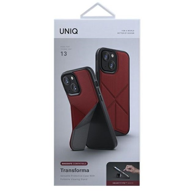 Uniq Transforma MagSafe case for iPhone 13 - red 9