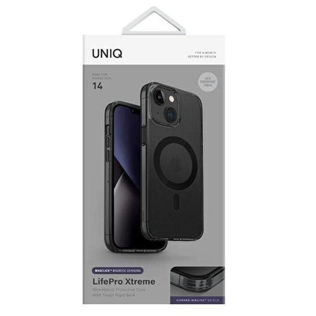 Uniq LifePro Xtreme Magclick Charging case for iPhone 14 - black 7