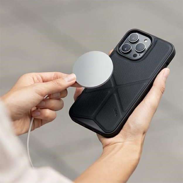 Uniq Transforma Magclick Charging case for iPhone 14 Pro Max - blue 10