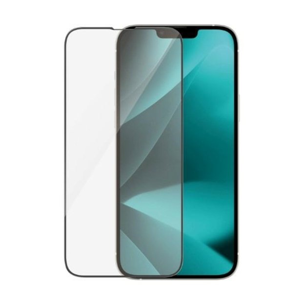 PanzerGlass Ultra-Wide Fit Antibacterial Tempered Glass with Glare Filter and Positioner for iPhone 14 Plus / 13 Pro Max 2