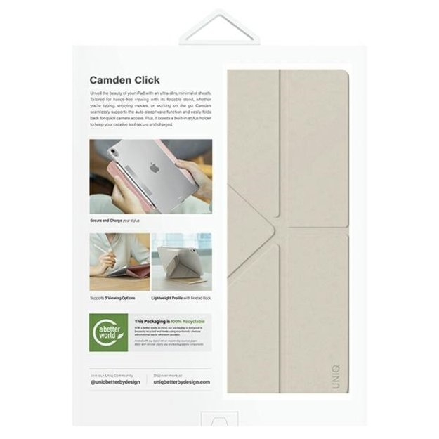 Uniq Camden Click case for iPad Air 13&quot  2024 - beige 10