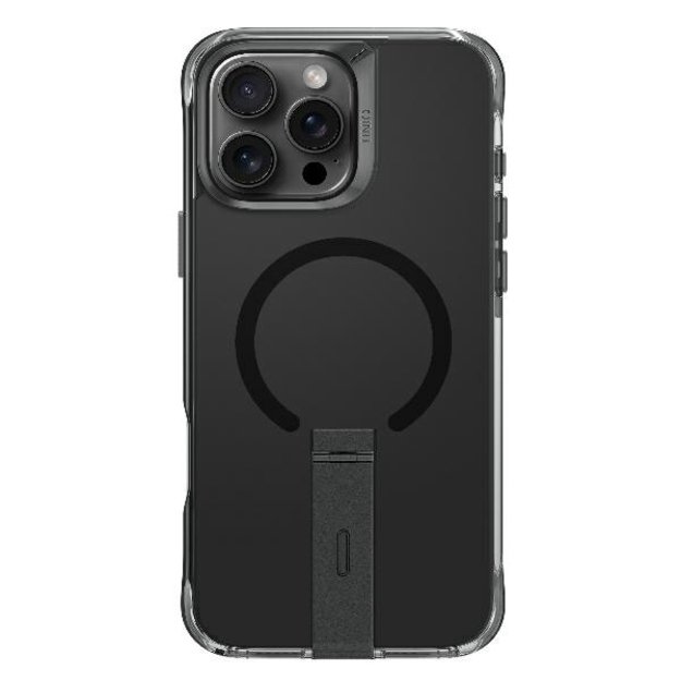 Uniq Eleva with Vertica Stand Case for iPhone 16 Pro Max - Black 1