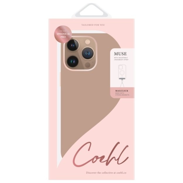 Uniq Coehl Muse Magnetic Charging Case for iPhone 16 Pro - Pink 5