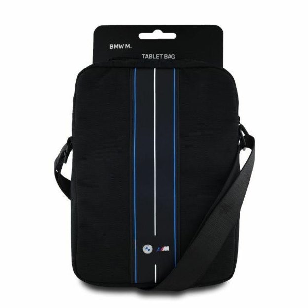 BMW Nylon Blue Stripe 10&quot  Tablet Bag - Black 3
