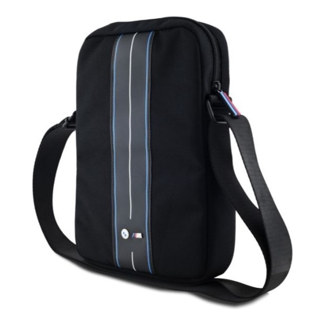 BMW Nylon Blue Stripe 10&quot  Tablet Bag - Black 1