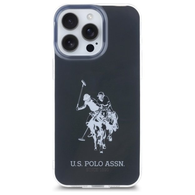 US Polo USHCP15XTPUHRBK iPhone 15 Pro Max 6.7&quot  black/black Shiny Big Logo 2