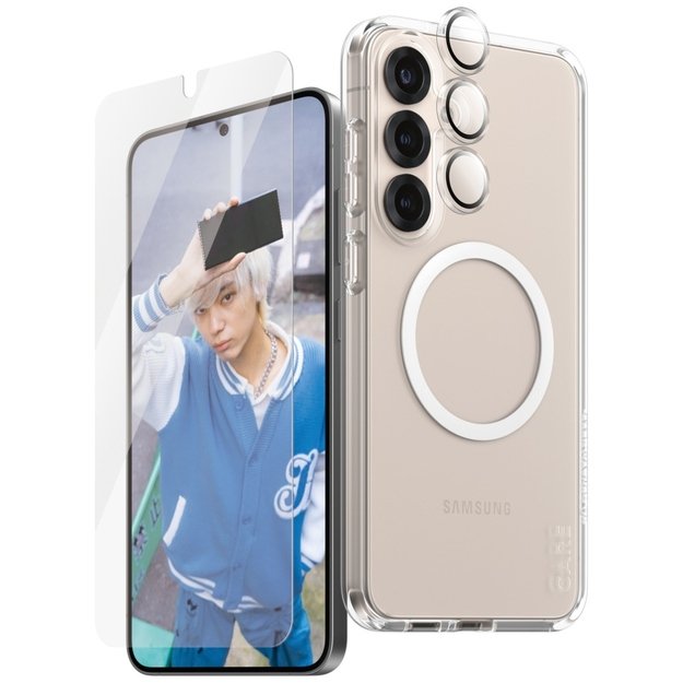 CARE by PanzerGlass Flagship 3in1 Case + Glass + Lens Protective Kit for Samsung Galaxy S25+ 1