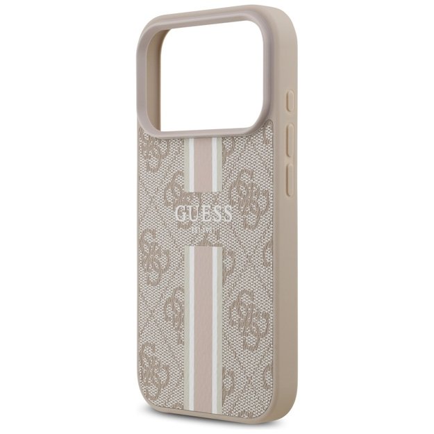 Guess 4G Printed Stripes MagSafe Case for iPhone 17 Pro - Pink 5