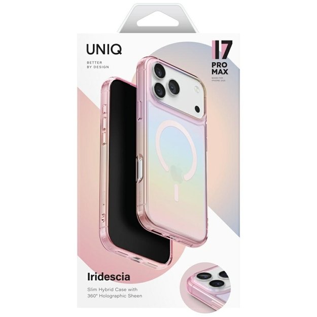 Uniq Iridescia Case for iPhone 17 Pro Max Magclick Charging - Multicolor 5
