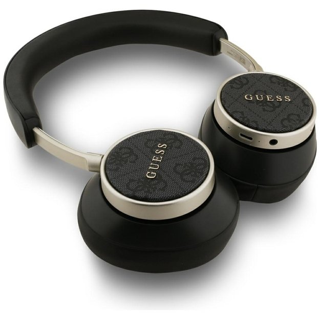 Guess Bluetooth 4G Classic Logo Wireless On-Ear Headphones - Black 3