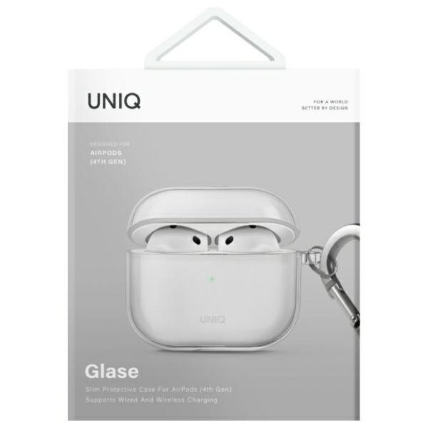Uniq Glase AirPods 4 Case - Transparent 4