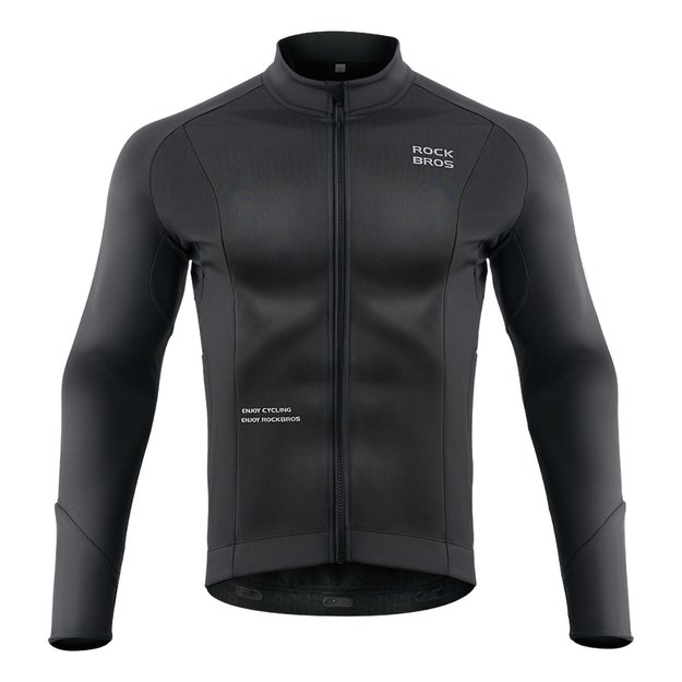Rockbros Fall/Winter Long Sleeve Cycling Jacket XL - Black 1