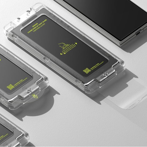 Ringke Cover Display Easy Slide Tempered Glass 2-pack for Samsung Galaxy Z Fold 7 - Transparent 5