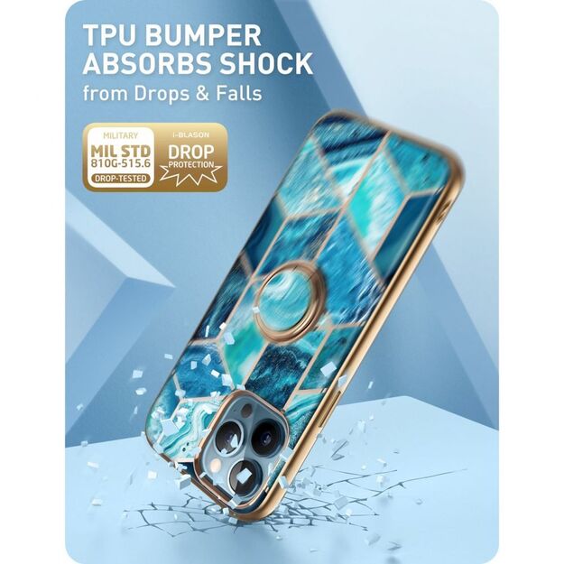 Supcase IBLSN Cosmo Snap Case for iPhone 13 Pro - Blue 9