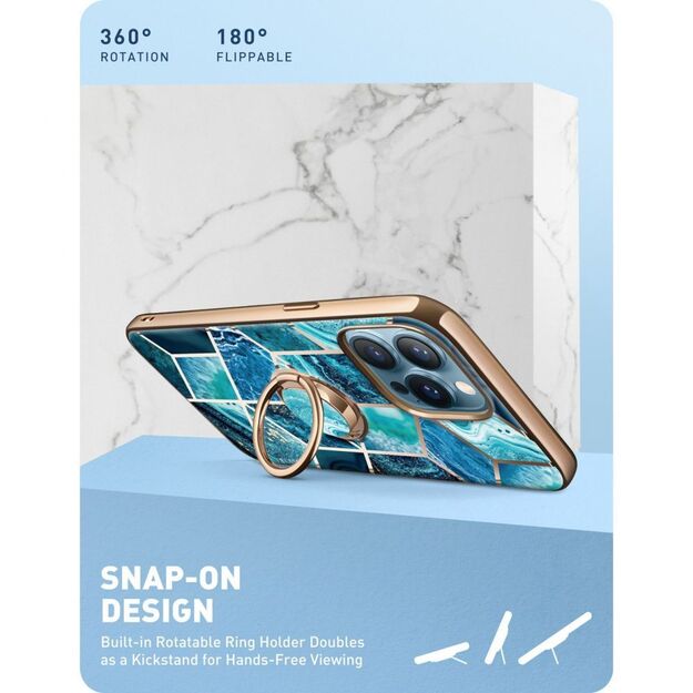 Supcase IBLSN Cosmo Snap Case for iPhone 13 Pro - Blue 8