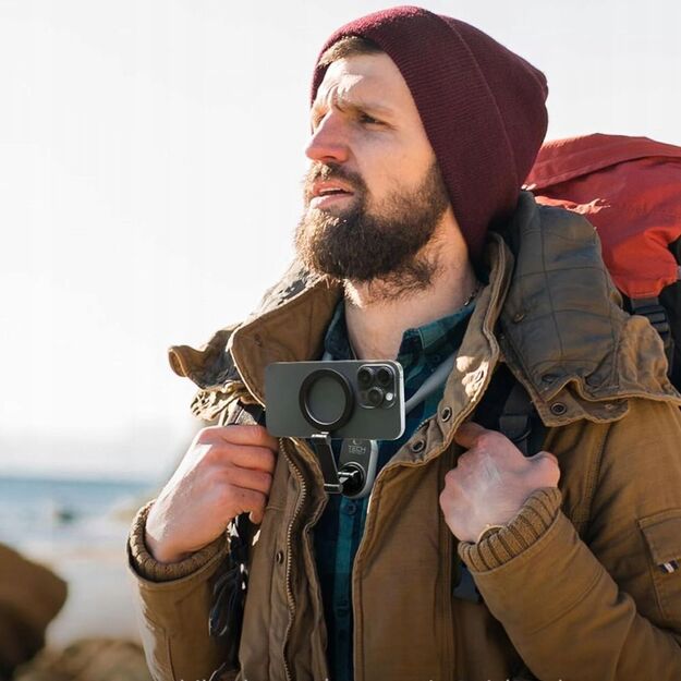 Tech-Protect AC200 Magnetic MagSafe Mount for Phone, GoPro, DJI - Gray 3