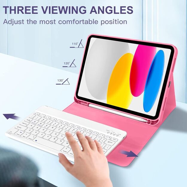 Tech-Protect SC Pen Case for iPad 10.9&rdquo; 10 / 2022 / 11&rdquo; 11 / 2025 - Pink 6