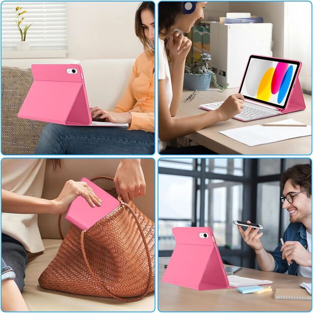 Tech-Protect SC Pen Case for iPad 10.9&rdquo; 10 / 2022 / 11&rdquo; 11 / 2025 - Pink 7