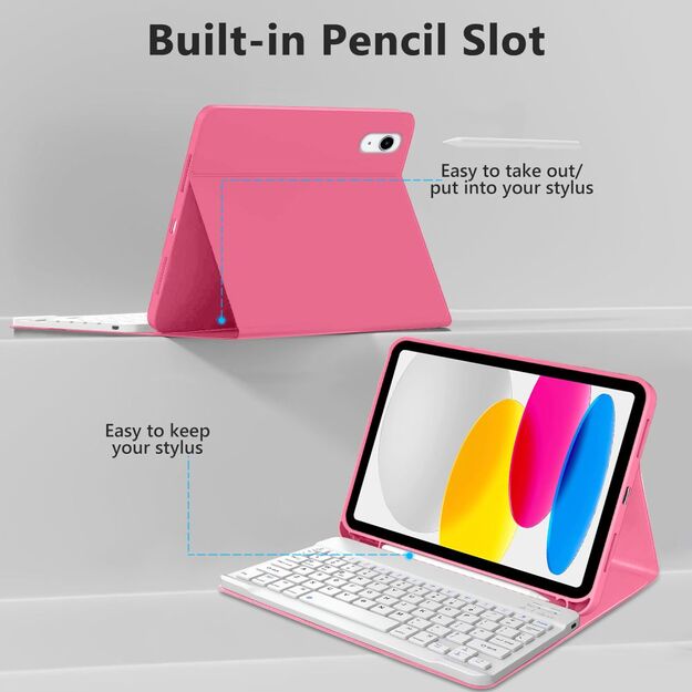 Tech-Protect SC Pen Case for iPad 10.9&rdquo; 10 / 2022 / 11&rdquo; 11 / 2025 - Pink 3