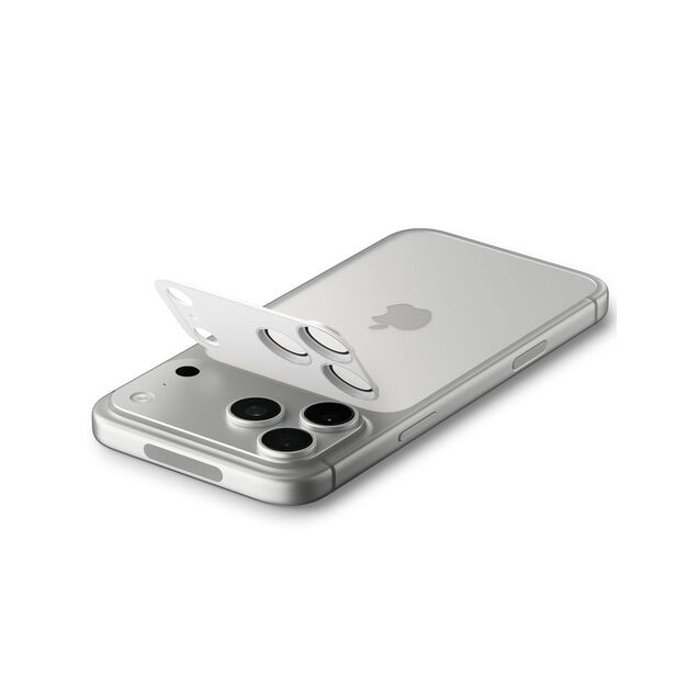 Spigen Optik Pro XL Camera Lens Glass for iPhone 17 Pro Max - Silver 3