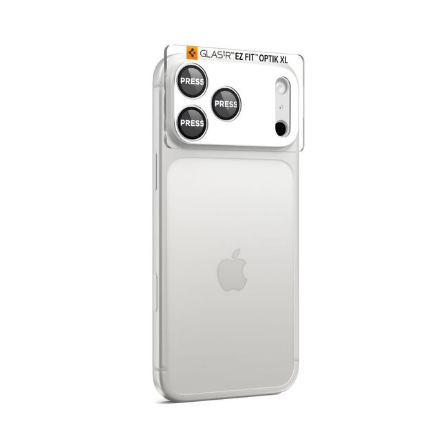 Spigen Optik Pro XL Camera Lens Glass for iPhone 17 Pro Max - Silver 2
