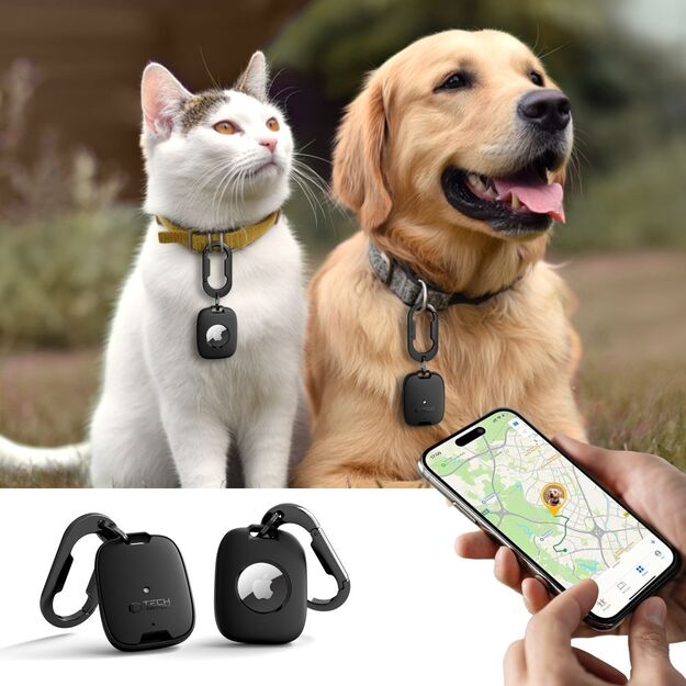 Tech-Protect Velar case for Apple AirTag 1 / 2 - black 3