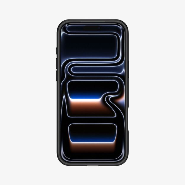 Spigen Ultra Hybrid MagSafe Case for iPhone 17 Pro - Black and Orange 2