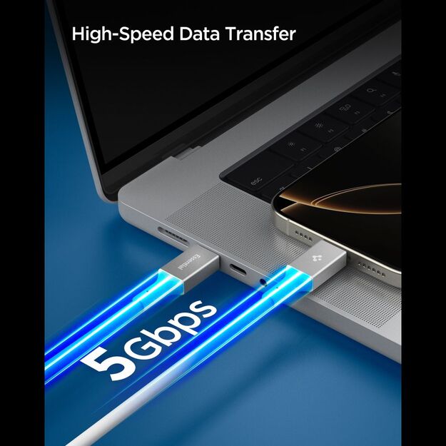 Spigen EB10020CC USB-C Cable 100W 200cm - White 3