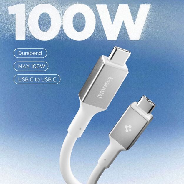 Spigen EB10020CC USB-C Cable 100W 200cm - White 1