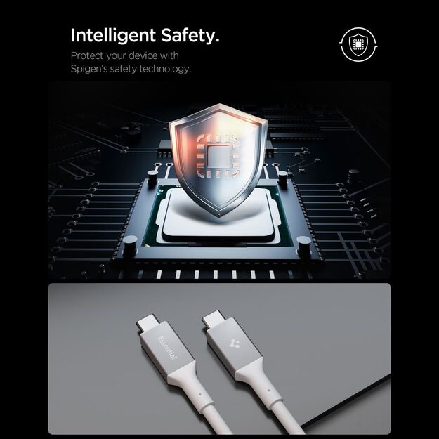 Spigen EB10020CC USB-C Cable 100W 200cm - White 5