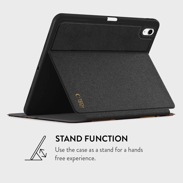 Tech-Protect Lamano case for iPad 10.9&rdquo; 10 / 2022 / 11&rdquo; 11 / 2025 - brown and black 3