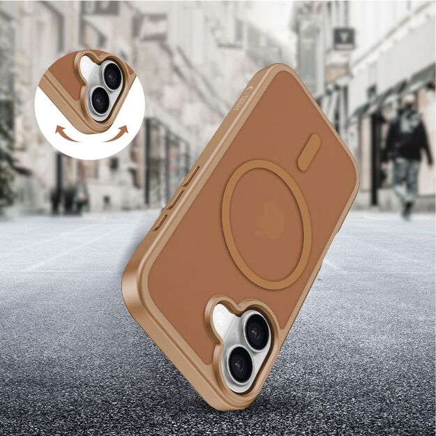 Tech-Protect BasicMag MagSafe Case for iPhone 17 - Brown 5