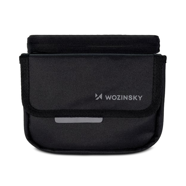 Wozinsky frame bike bag bicycle pannier waterproof phone case 1.5l black (WBB26BK) 17