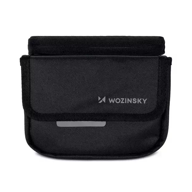 Wozinsky frame bike bag bicycle pannier waterproof phone case 1.5l black (WBB26BK) 5