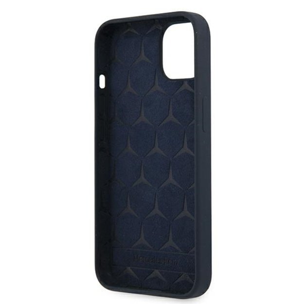 Mercedes MEHCP13SSILNA iPhone 13 mini 5,4  granatowy/navy hardcase Silicone Line 10