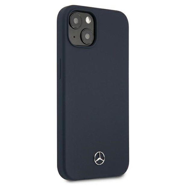 Mercedes MEHCP13SSILNA iPhone 13 mini 5,4  granatowy/navy hardcase Silicone Line 7