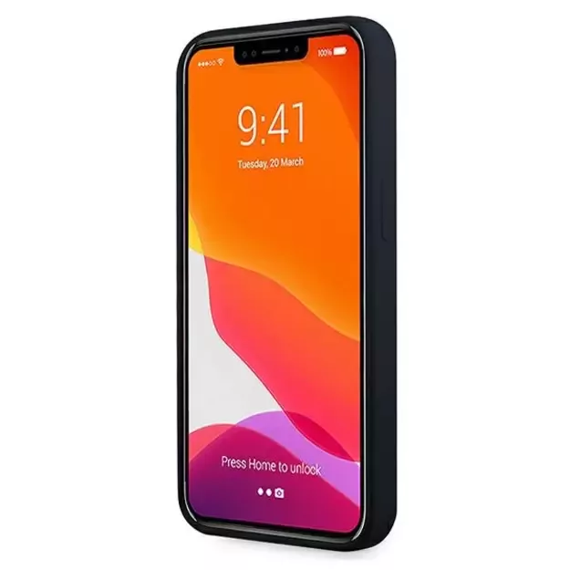 Mercedes MEHCP13SSILNA iPhone 13 mini 5,4  granatowy/navy hardcase Silicone Line 3