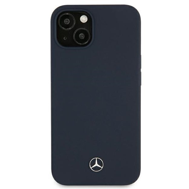Mercedes MEHCP13SSILNA iPhone 13 mini 5,4  granatowy/navy hardcase Silicone Line 6