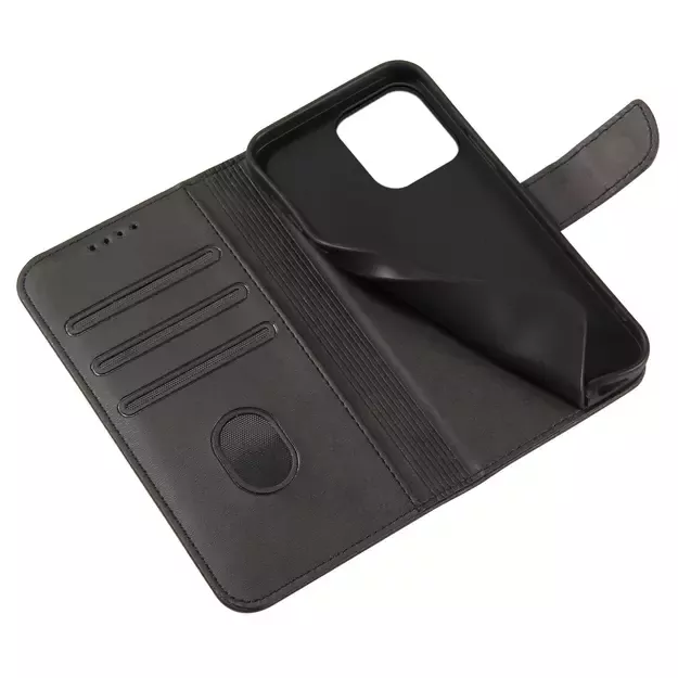 Wallet Case with Stand for iPhone 15 Plus Magnet Case - Black 11