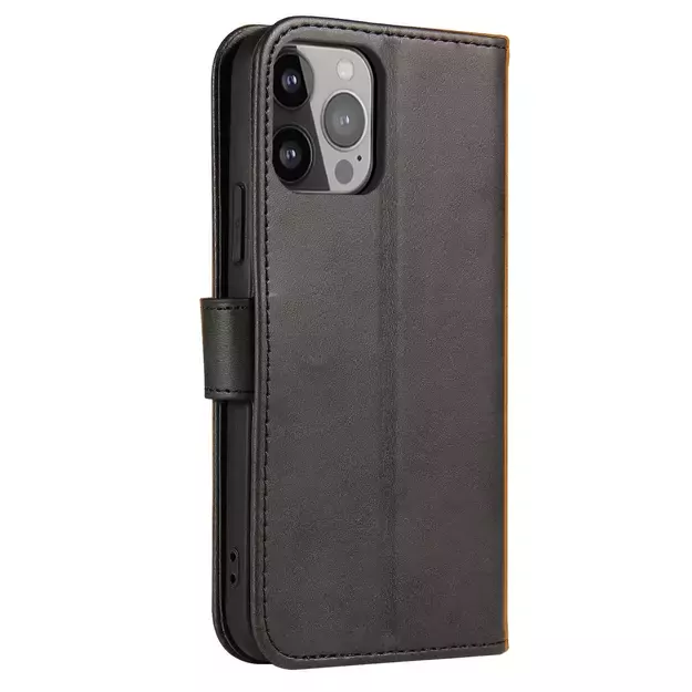 Wallet Case with Stand for iPhone 15 Plus Magnet Case - Black 9