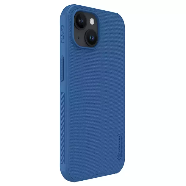 Nillkin Super Frosted Shield Pro reinforced case for iPhone 15 Plus - blue 19