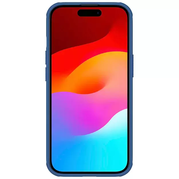 Nillkin Super Frosted Shield Pro reinforced case for iPhone 15 Plus - blue 16