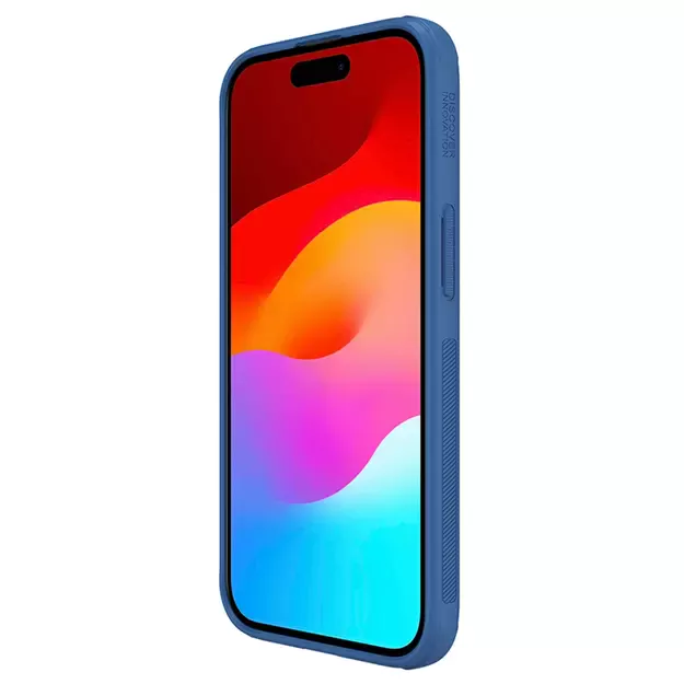Nillkin Super Frosted Shield Pro reinforced case for iPhone 15 Plus - blue 18