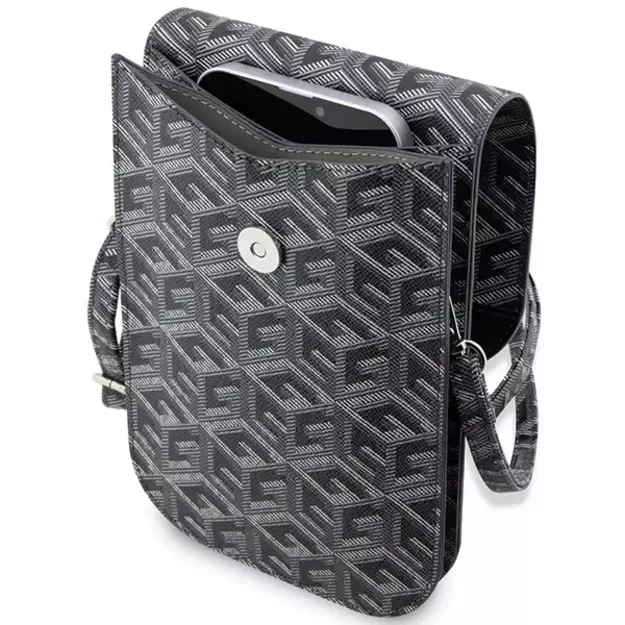 Guess Handbag GUWBHGCFSEK black/black GCube Stripe 3