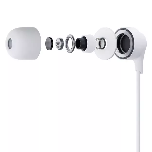 USB-C 3mk Wired Headphones - white 6